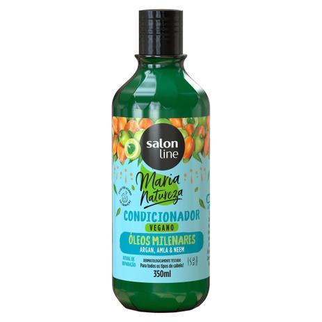 Salon Line Óleos Milenares Maria Natureza Condicionador Vegano 350ml