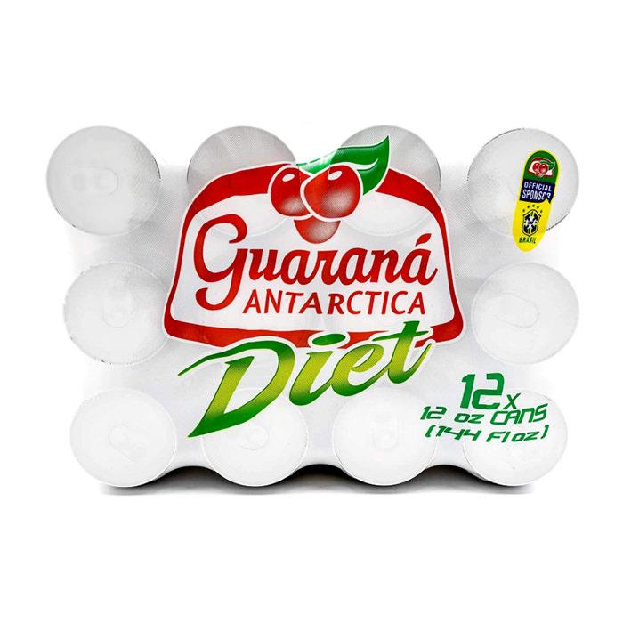 Antarctica Guaraná Diet Caixa com 12 Unidades de 350ml