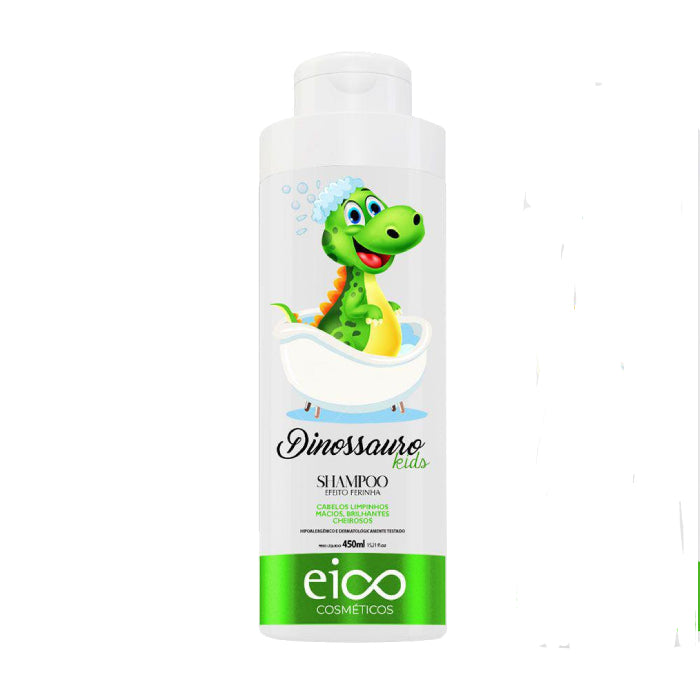 Eico Cosméticos Shampoo Kids  Dinossauro Efeito Ferinha 450ml