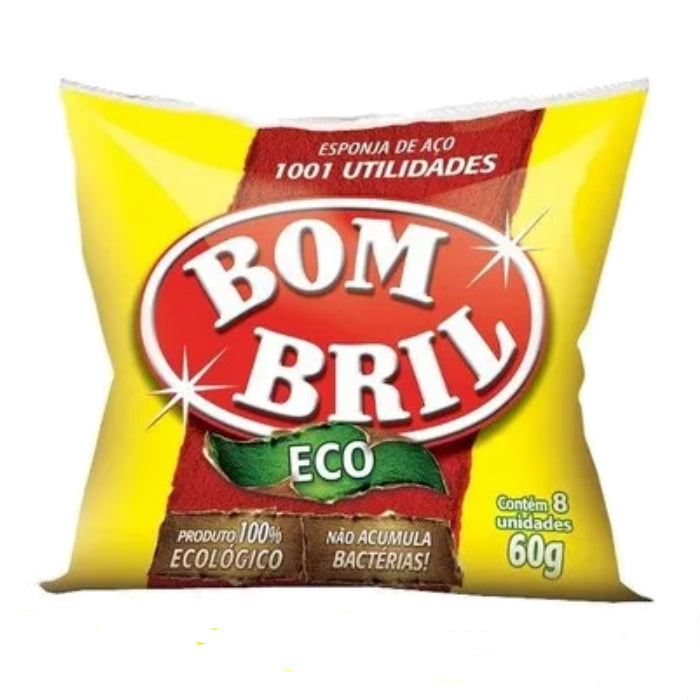 Bom Bril Esponja de Aço 8 unidades