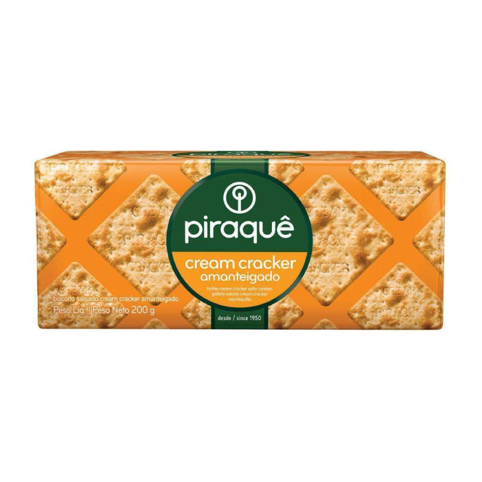 Piraquê Biscoito Cream Cracker Amanteigado 200g