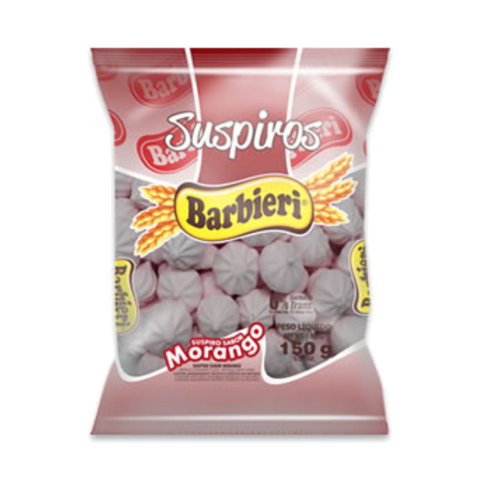 Barbieri Suspiro Sabor Morango 150g