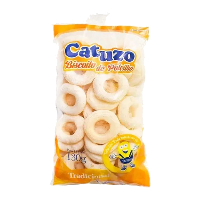 Catuzo Biscoito de Polvilho Tradicional Argola 130g