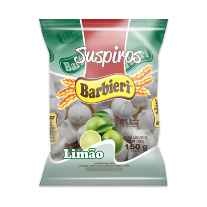 Barbieri Suspiros Sabor Limão 150g