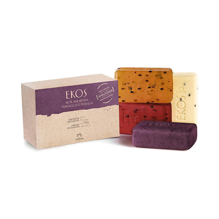 Natura Ekos Sabonete Açaí, Andiroba, Pitanga e Maracujá 4 und 100g