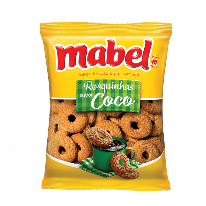 Biscoito Mabel Rosquinha Sabor Coco 350g