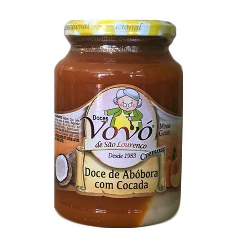 Doces Vovó  Abóbora com Cocada  630g