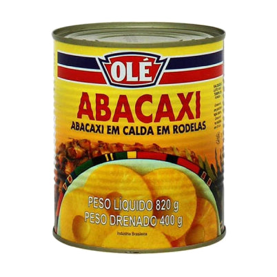 Olé Abacaxi Em Calda em Rodelas 820g